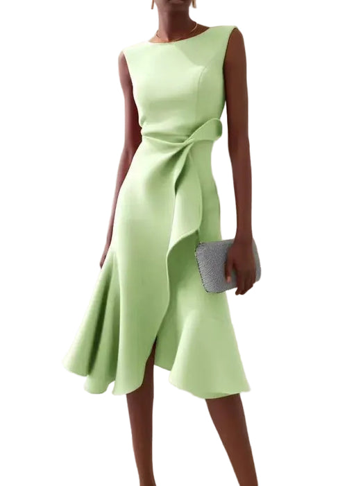 Women's Sleeveless Dress Asymmetrical Style 0
