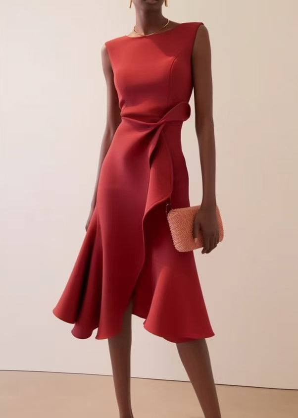 Women's Sleeveless Dress Asymmetrical Style 2