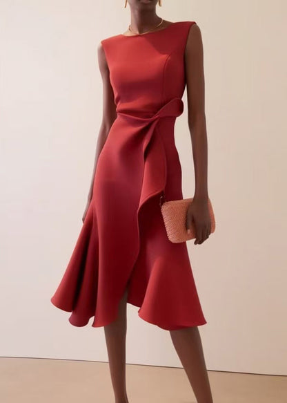 Women's Sleeveless Dress Asymmetrical Style 2