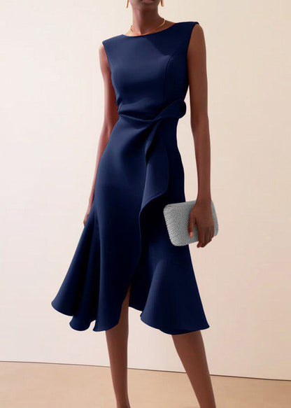 Women's Sleeveless Dress Asymmetrical Style 3