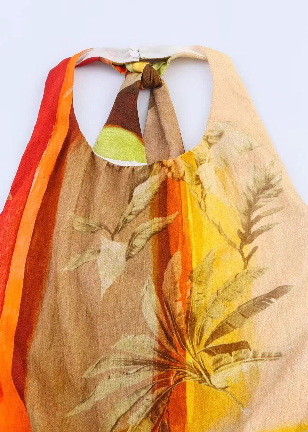 Women's Sleeveless Dress Bohemian Print Side Open Back 2