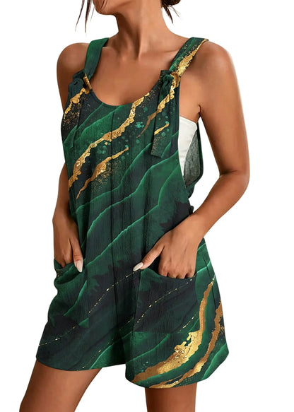 Women's Sleeveless Jumpsuit Loose Fit with Pockets 0