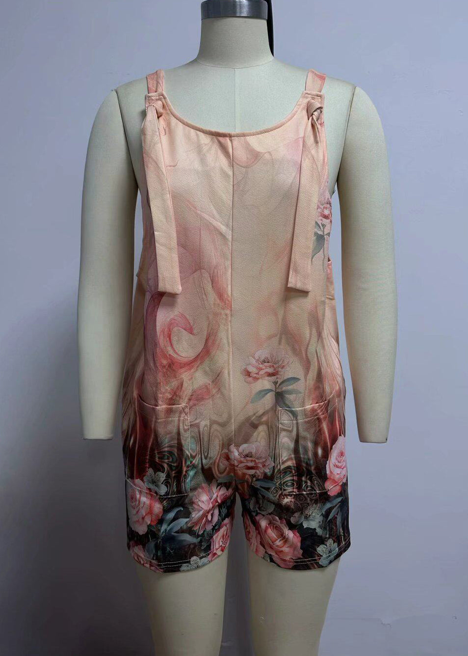 Women's Sleeveless Jumpsuit Loose Fit with Pockets 4