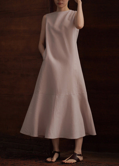 Women's Sleeveless Party Dress O-Neck 2