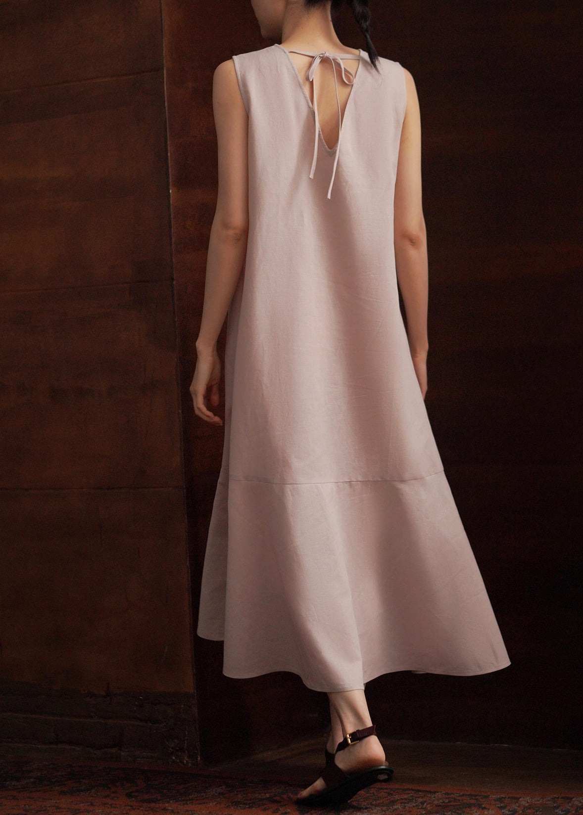 Women's Sleeveless Party Dress O-Neck 3