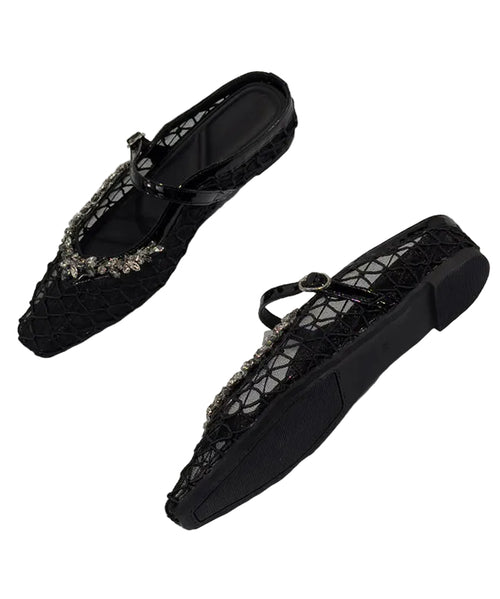 Women's Slide Sandals Chunky Heel Breathable Design 1