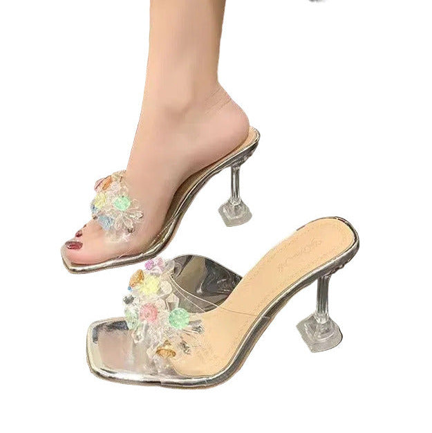 Women's Slide Sandals High Heel Stylish Design 2