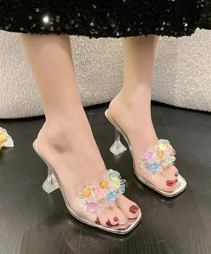 Women's Slide Sandals High Heel Stylish Design 3