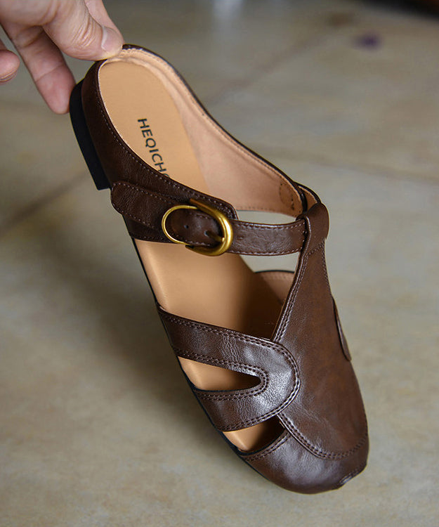Women's Slide Sandals Hollow Out Design 4