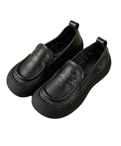 Women's Slip-On Loafers Floral Embossed Design 4
