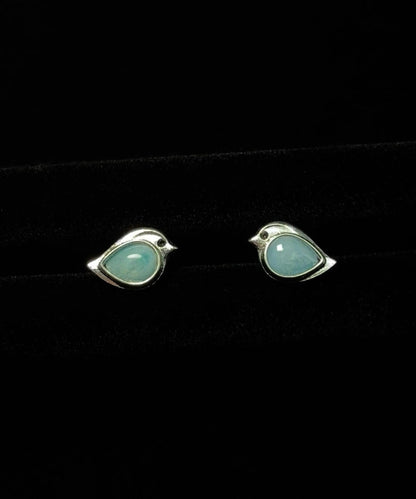 Women's Sparrow Stud Earrings Turquoise Accent 2