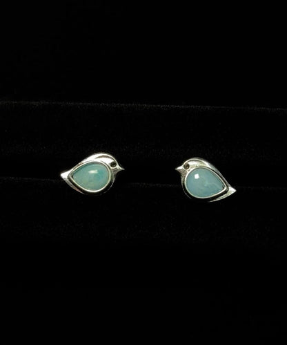 Women's Sparrow Stud Earrings Turquoise Accent 4