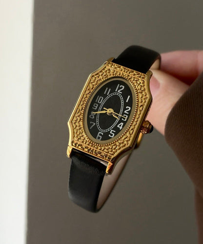 Women's Square Dial Watch Retro Style 0