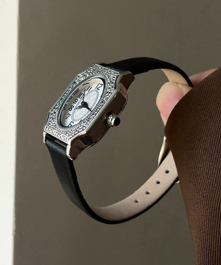 Women's Square Dial Watch Retro Style 3