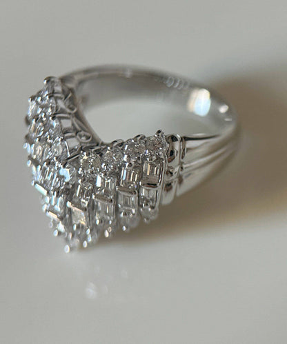 Women's Sterling Silver Zircon Ring Fashion Jewelry 4