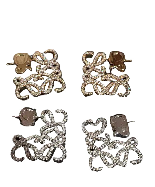 Women's Stud Earrings Bohemian Hollow Out Design 0