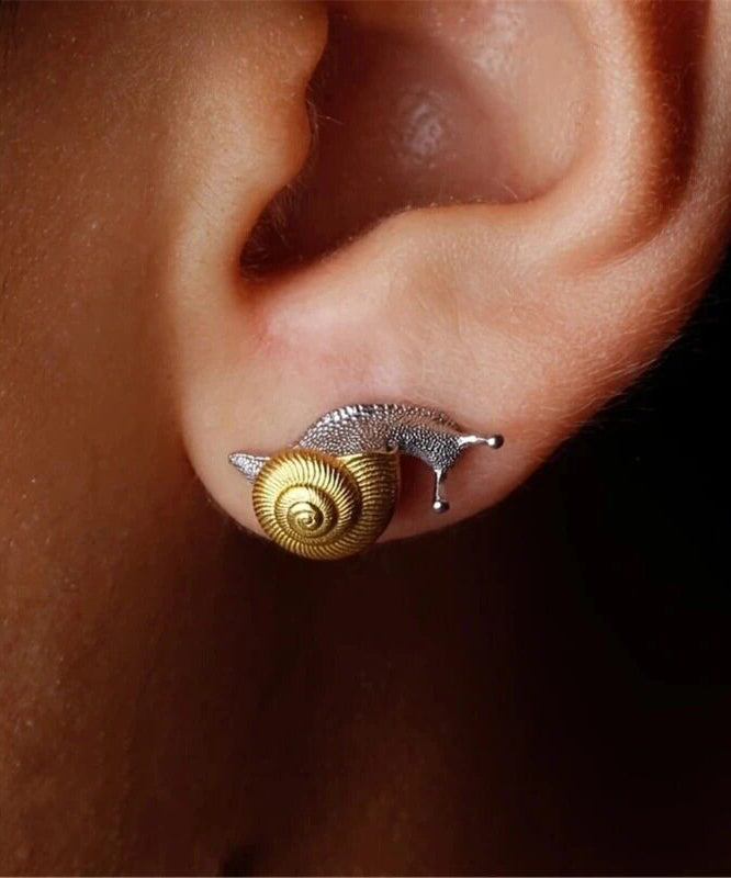 Women's Stud Earrings Snail Design 0