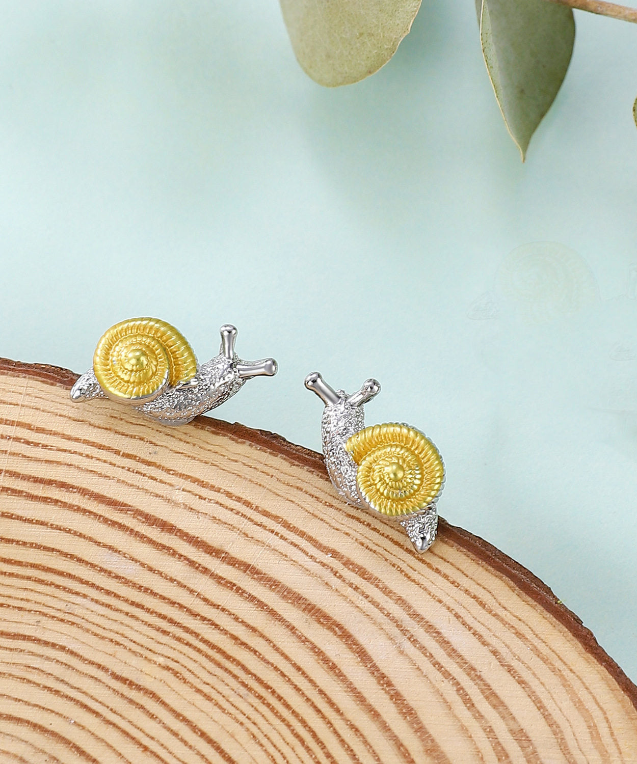 Women's Stud Earrings Snail Design 2