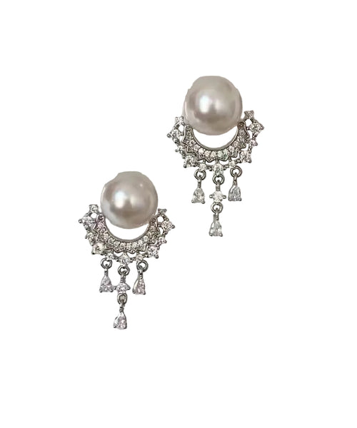 Women's Stud Earrings Tassel Design 0