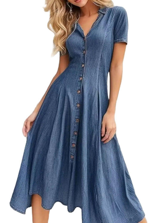 Women's Summer Dress Asymmetrical Hem Casual 0