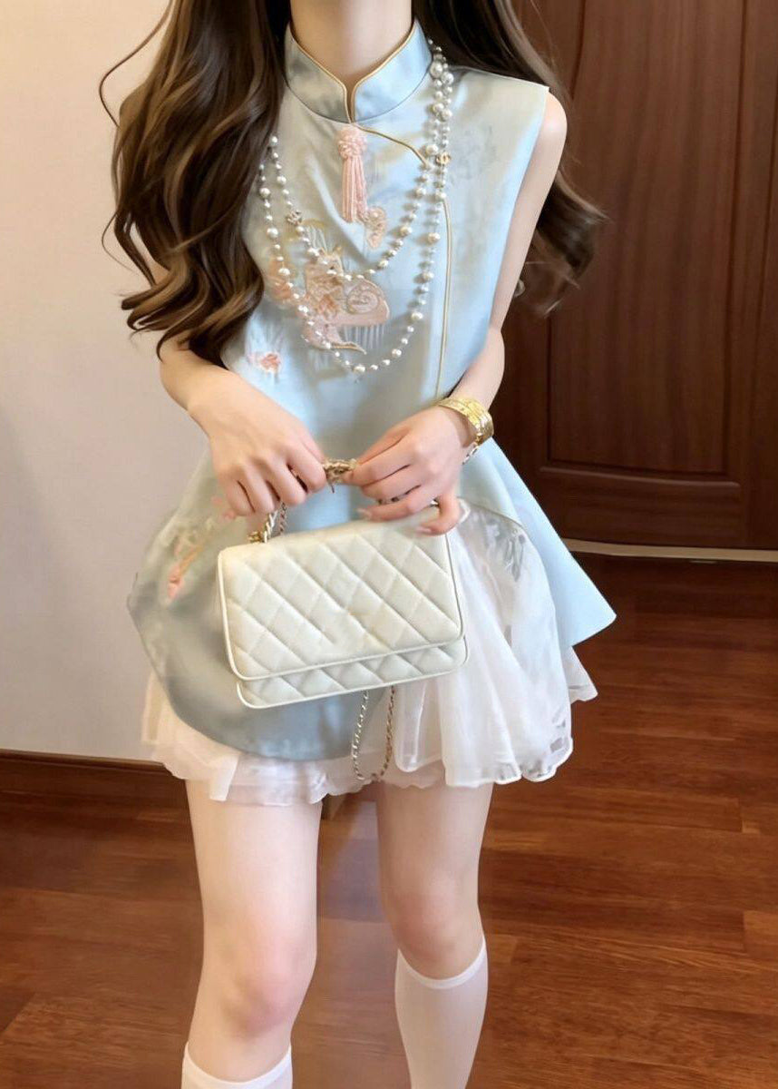 Women's Summer Dress Embroidered Lace Patchwork 2