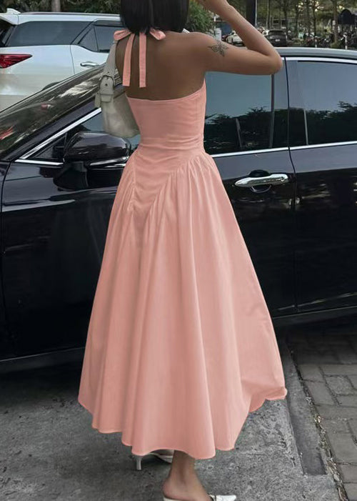 Women's Summer Dress Halter Neck V Neck 3