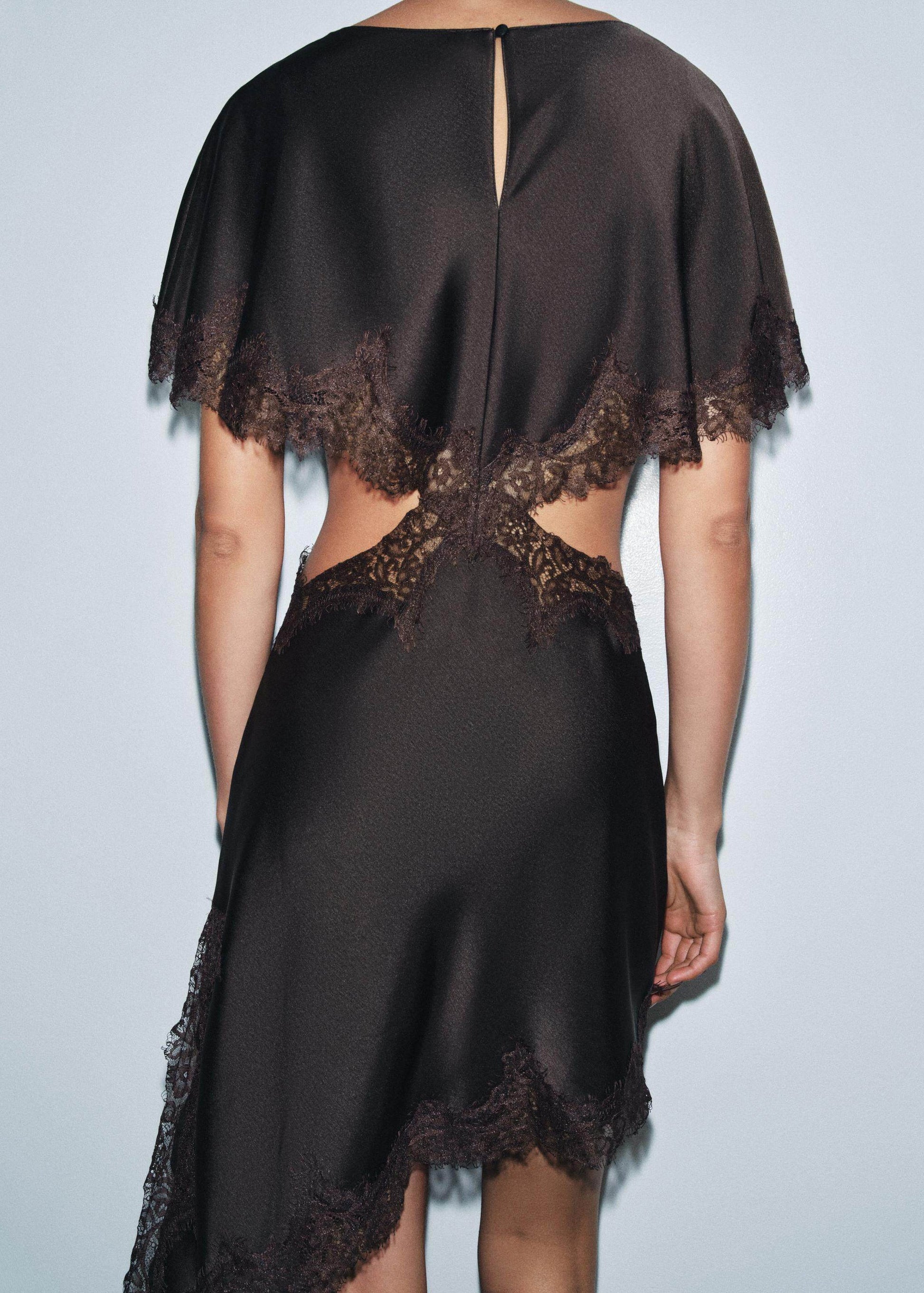 Women's Summer Dress Hollow Out Lace Patchwork 3