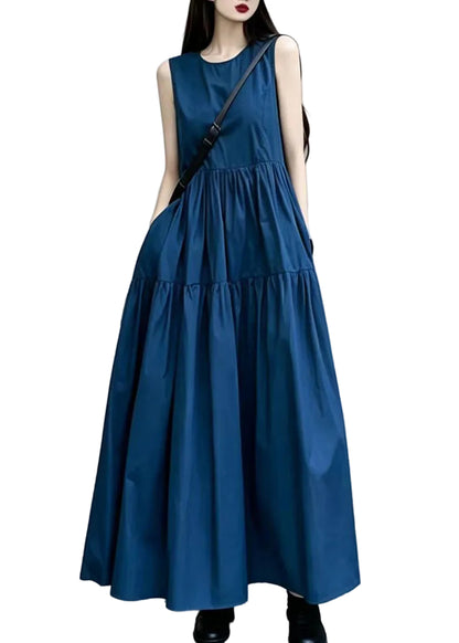 Women's Summer Dress O-Neck Relaxed Fit 0