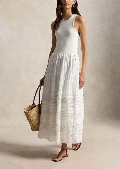 Women's Summer Dress Patchwork Lace Design 3
