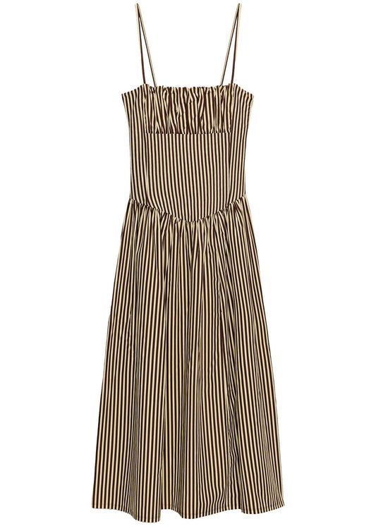 Women's Summer Dress Striped Spaghetti Strap 4
