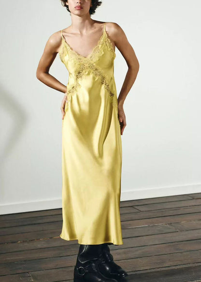 Women's Summer Dress V Neck Backless Spaghetti Strap 0