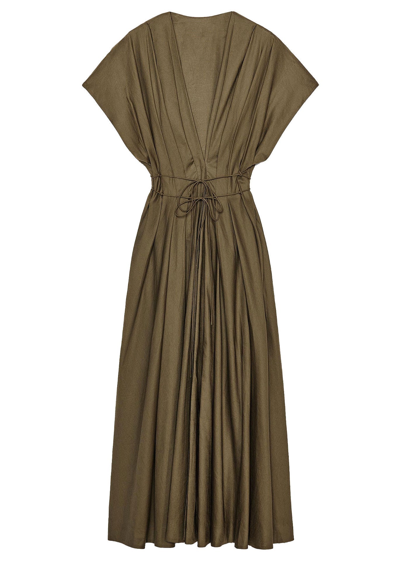 Women's Summer Dress V Neck Lace-Up Style 4