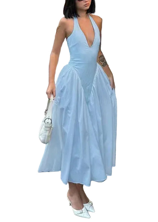 Women’s Summer Dress V Neck Loose Fit 0