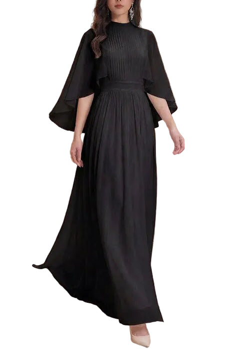 Women's Summer Dress Wrinkled Patchwork Style 0