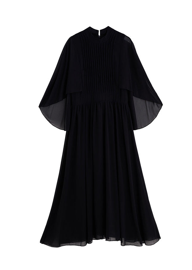 Women's Summer Dress Wrinkled Patchwork Style 4