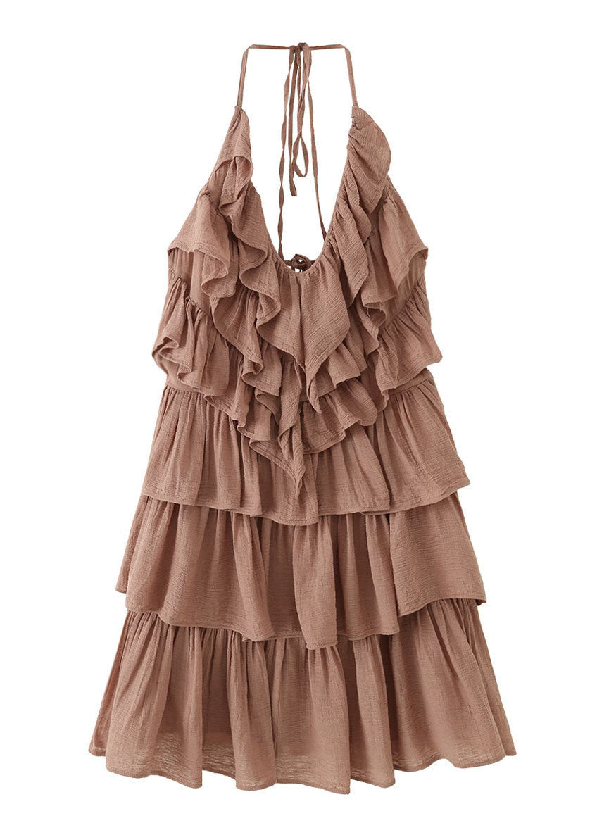 Women's Sundress Halter Layered Tulle Style 3