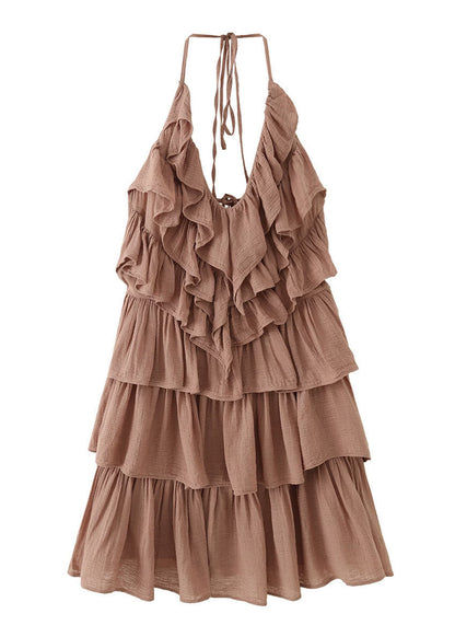 Women's Sundress Halter Layered Tulle Style 3