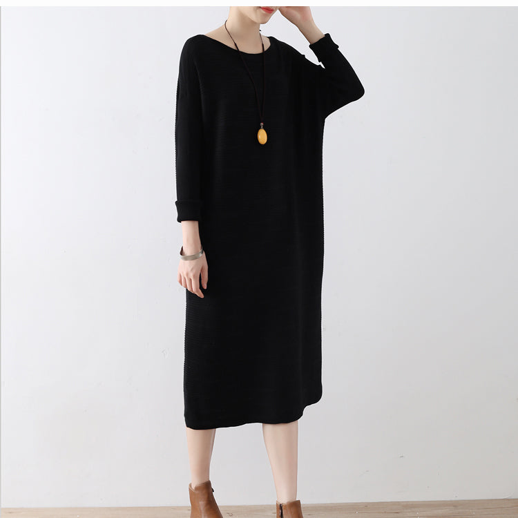 Women's Sweater Dress Knit Long Sleeve Winter Style 1