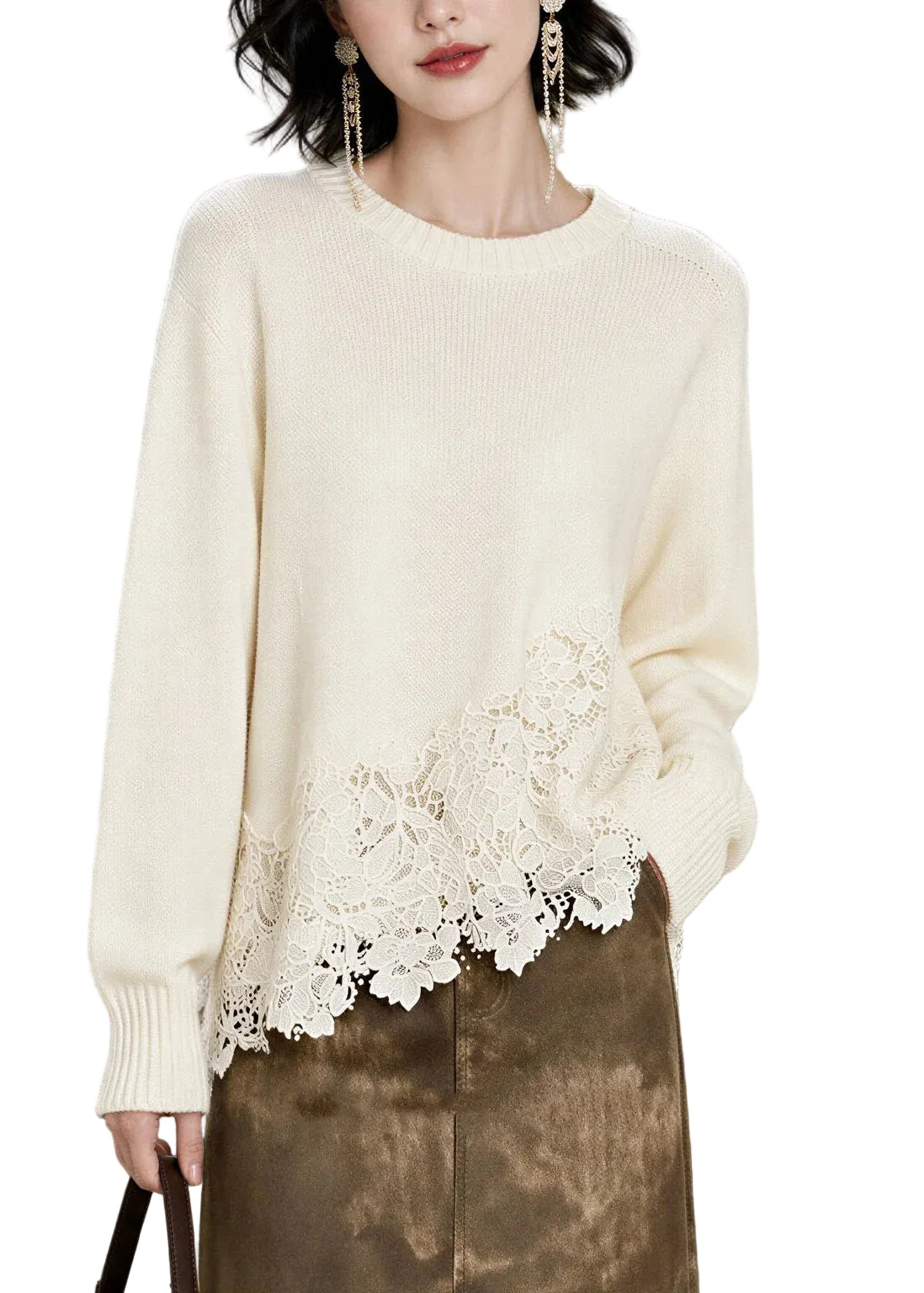 Women's Sweater Top Long Sleeve O-Neck 0