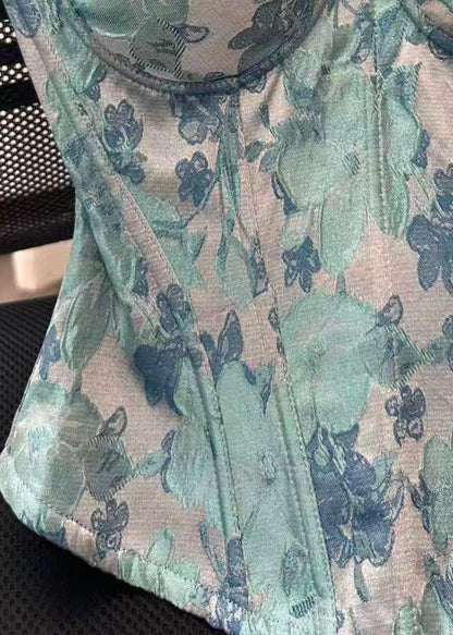 Women's Tank Top Jacquard Fishbone Pattern Summer Style 2