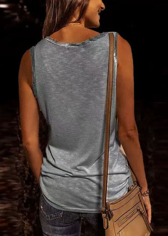 Women's Tank Top O-Neck Casual Summer Style 3