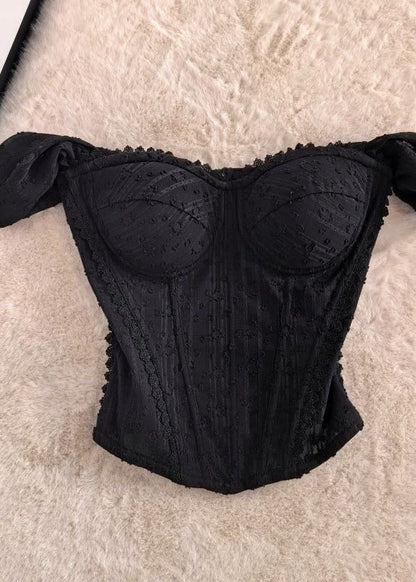 Women's Tank Top Tailored Fit Patchwork Lace 1