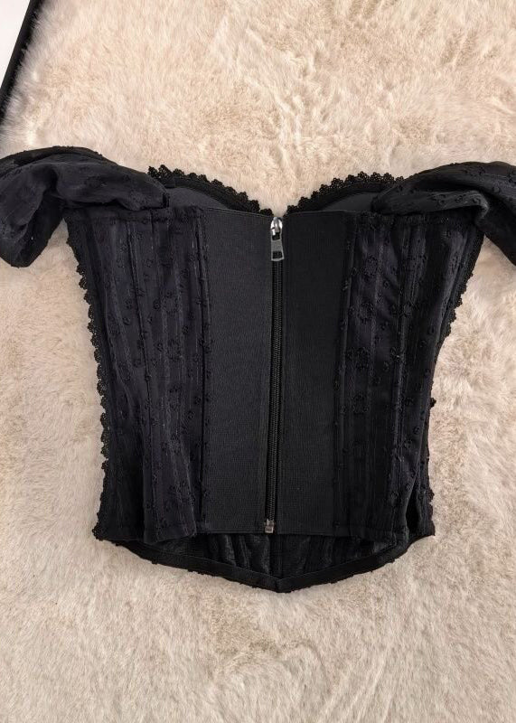 Women's Tank Top Tailored Fit Patchwork Lace 3