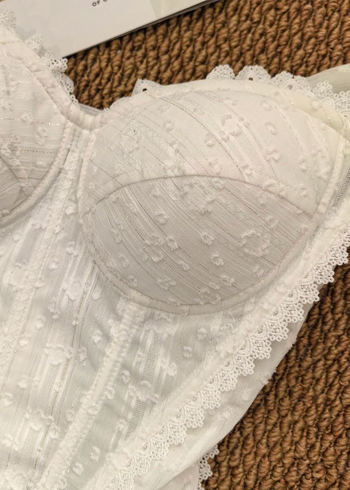 Women's Tank Top Tailored Fit Patchwork Lace 4