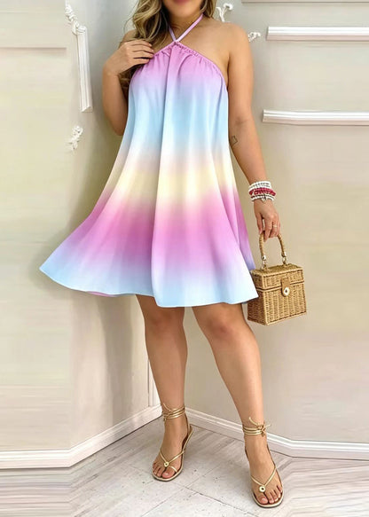 Women's Tea Dress Backless Sleeveless 1