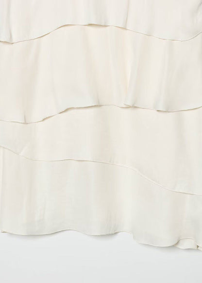 Women's Tea Dress Layered Lace-Up Summer Style 4