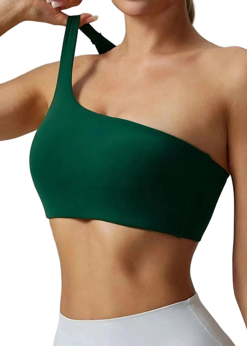 Women's Tennis Bra Asymmetrical Hollow-Out Design 2
