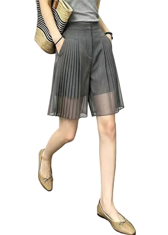 Women's Tulle Shorts Patchwork Design 0