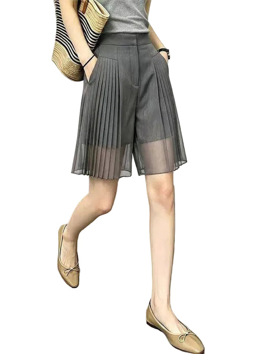 Women's Tulle Shorts Patchwork Design 0