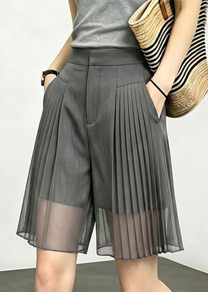Women's Tulle Shorts Patchwork Design 3